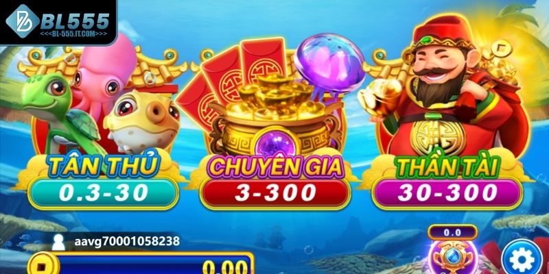 Ưu điểm nổi bật của bắn cá thần tài tại BL555