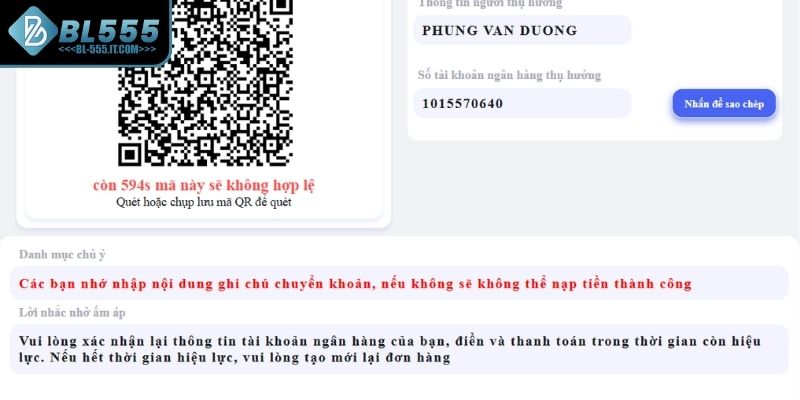 Bí quyết nạp tiền BL555 an toàn và hiệu quả