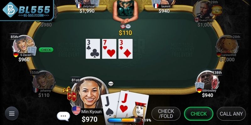 Cách chơi Poker vòng Flop cơ bản